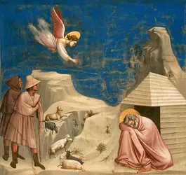 <it>Le Rêve de Joaquim</it>, Giotto - crédits : Raffaello Bencini/ Bridgeman Images