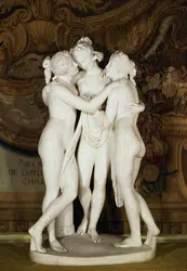 <it>Les Trois Grâces</it>, A. Canova - crédits :  Bridgeman Images 