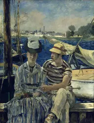 <it>Le Dimanche sur la Seine (Argenteuil)</it>, É. Manet - crédits : P. M. R. Maeyaert/ AKG-images