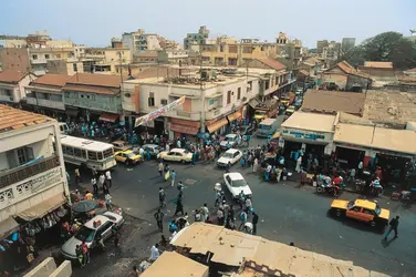 Marché de Sandaga à Dakar, Sénégal - crédits : De Agostini/ Getty Images