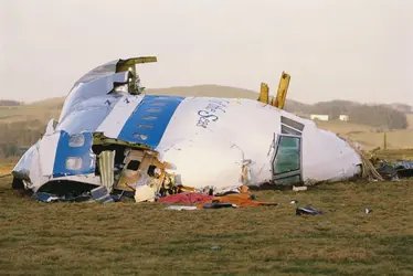 Explosion d'un Boeing-747 de la PanAM - crédits : Bryn Colton/ Getty Images