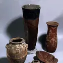 Poterie et vases, Nagada, Égypte - crédits :  Bridgeman Images 