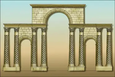Constantinople : arc de Théodose - crédits : Encyclopædia Universalis France