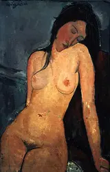 <it>Nu</it>, A. Modigliani - crédits :  Bridgeman Images 