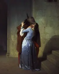 <it>Le Baiser</it>, F. Hayez - crédits :  Bridgeman Images 