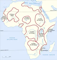 Cuvettes africaines - crédits : Encyclopædia Universalis France