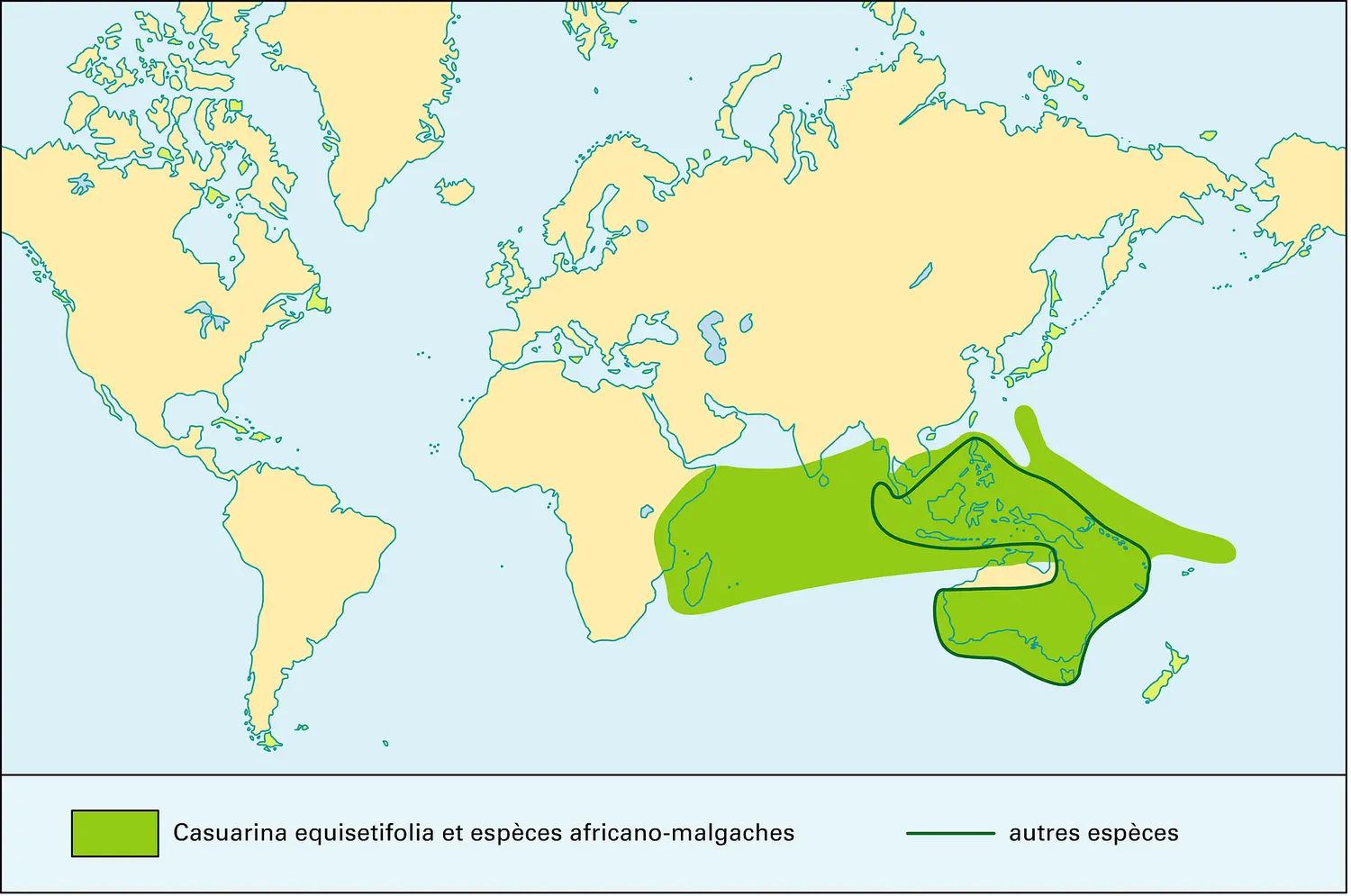 Carte de répartition