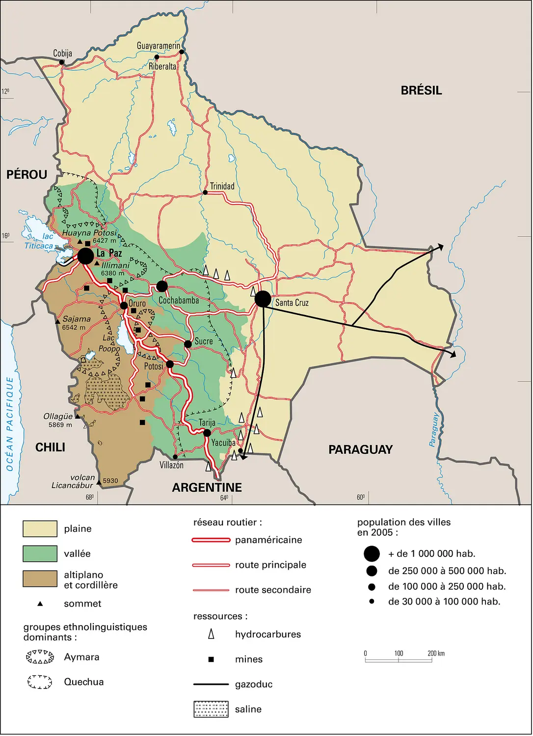 Bolivie : diversité naturelle et population