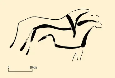 Grotte de Combe-Nègre 1, Frayssinet-le-Gélat, Lot - crédits : Encyclopædia Universalis France