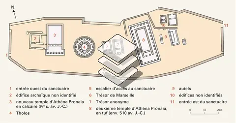 Sanctuaire de Delphes - crédits : Encyclopædia Universalis France
