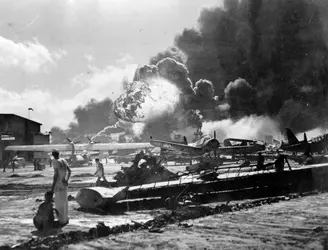 Pearl Harbor - crédits : Fox Photos/ Getty Images