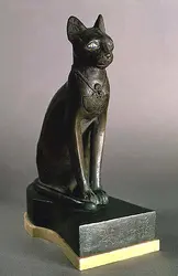 Bastet, la déesse-chatte, art égyptien - crédits : Peter Willi/  Bridgeman Images 