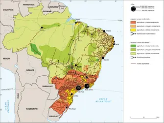 Brésil : l'espace rural - crédits : Encyclopædia Universalis France