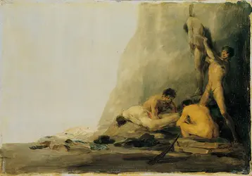 <it>Les Cannibales</it>, F. Goya - crédits : C. Choffet, Musée des Beaux-Arts et d'Archéologie, Besançon