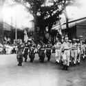 Départ des soldats français de Saigon, 1956 - crédits : Keystone/ Getty Images