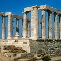 Temple de Poséidon, au cap Sounion - crédits : De Agostini/ Getty Images