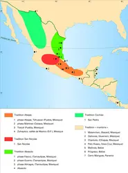 Traditions du Précéramique récent en Amérique moyenne - crédits : Encyclopædia Universalis France