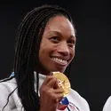 Allyson Felix - crédits : Christian Petersen/ Getty Images Asiapac/ AFP