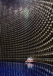 Détection des types de neutrinos - crédits : Observatoire de Kamioka, ICRR (Institute for Cosmic Ray Research), Université de Tokyo