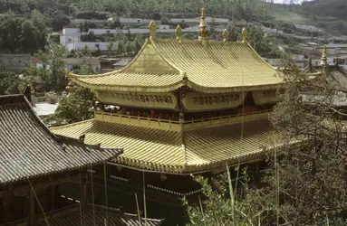 Monastère de Kumbum à Xining, Qinghai - crédits : 	Sovfoto/ Universal Images Group/ Getty Images