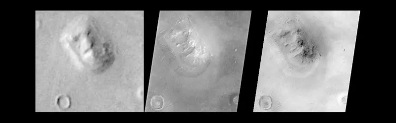 Face de Mars - crédits : Courtesy NASA / Jet Propulsion Laboratory