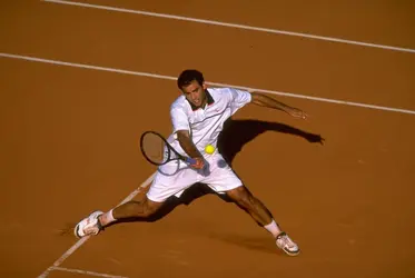 Pete Sampras - crédits : Clive Brunskill/ Allsport/Getty Images