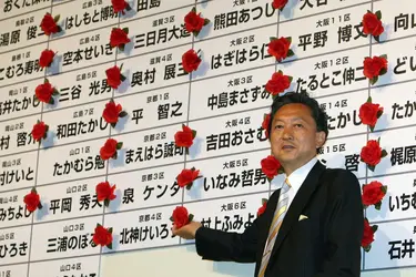 Élections législatives au Japon, 2009 - crédits : Junko Kimura/ Getty Images News/ AFP