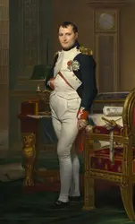 <em>L’Empereur Napoléon dans son cabinet de travail aux Tuileries</em>, J.-L. David - crédits : Courtesy National Gallery of Art, Washington