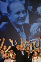 Jacques Chirac en campagne, 2002 - crédits : Jack Guez/ AFP