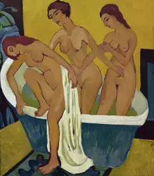 <it>Baigneuses</it>, E. L. Kirchner - crédits : AKG-images