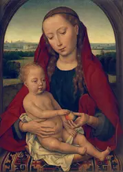 <it>Vierge à l'Enfant</it>, H. Memling - crédits : AKG-images
