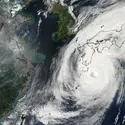 Le typhon Phanfone, 2014 - crédits : Goddard Space Flight Center/ NASA