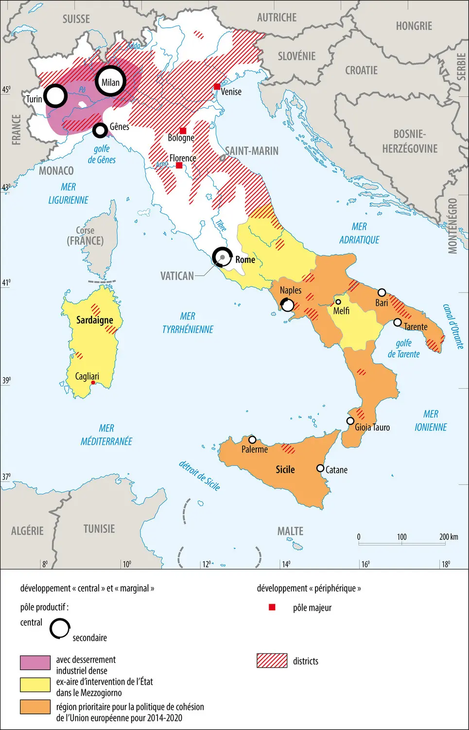 Italie : le développement régional