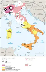 Italie : le développement régional - crédits : Encyclopædia Universalis France