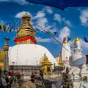 Stupa de Swayambhunath - crédits : Frank Bienewald/ LightRocket/ Getty Images