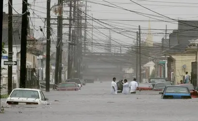 La Nouvelle-Orléans après le cyclone Katrina, 2005 - crédits : Mark Wilson News/ Getty Images News/ AFP