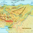 Honduras : carte physique - crédits : Encyclopædia Universalis France