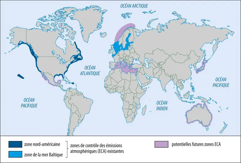 Zones de contrôle des émissions atmosphériques