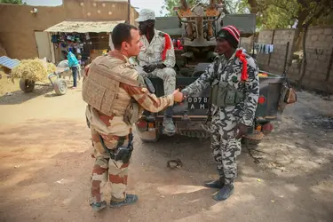 Opération militaire française au Mali, janvier 2013 - crédits : Nic Bothma/ EPA
