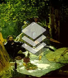 <it>Le Déjeuner sur l'herbe</it>, C. Monet - crédits : Erich Lessing/ AKG-images