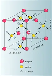 Barytine - crédits : Encyclopædia Universalis France