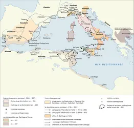 Guerres puniques - crédits : Encyclopædia Universalis France