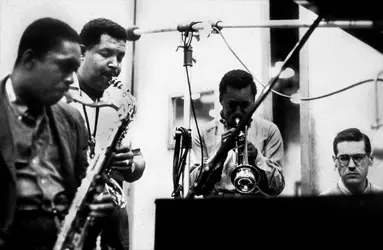 John Coltrane, Cannonball Adderley, Miles Davis et Bill Evans - crédits : Don Hunstein/ Bridgeman Images