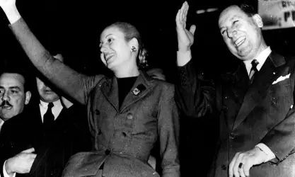 Les époux Perón, 1951 - crédits : Universal History Archive/ Universal Images Group/ Getty Images