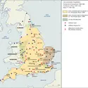 Grande-Bretagne, l'Angleterre normande - crédits : Encyclopædia Universalis France