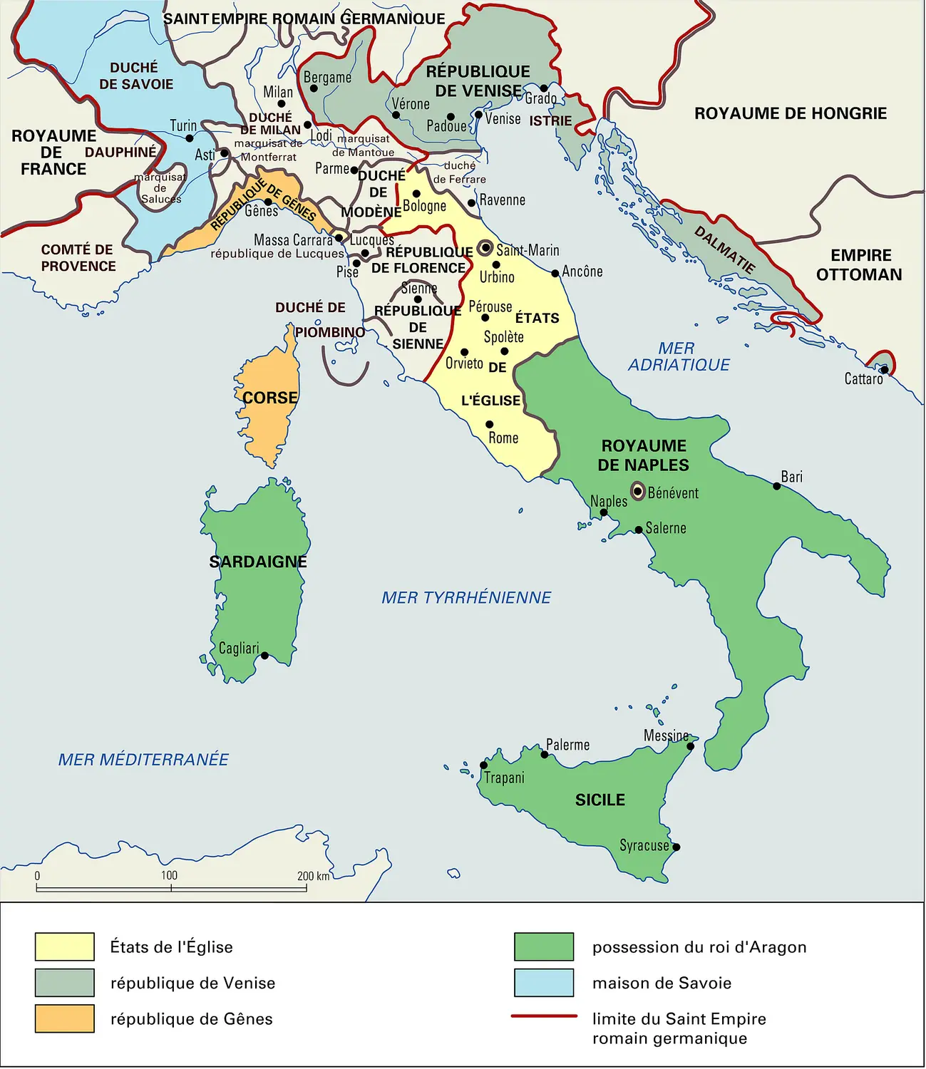 Italie, XV<sup>e</sup> siècle