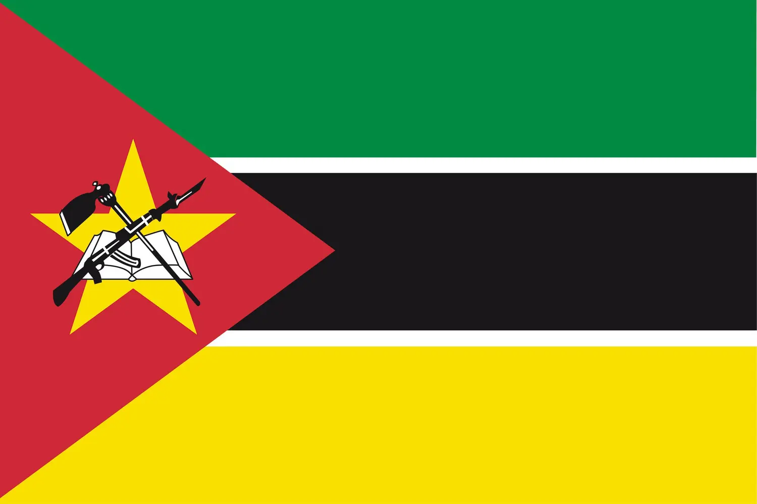 Mozambique : drapeau