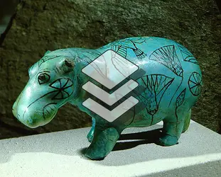 Hippopotame, art égyptien - crédits : Erich Lessing/ AKG-images