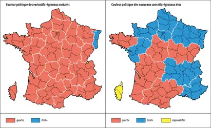 France : élections régionales de 2015 - crédits : Encyclopædia Universalis France