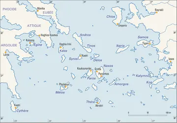 Cyclades à l'Âge du bronze - crédits : Encyclopædia Universalis France